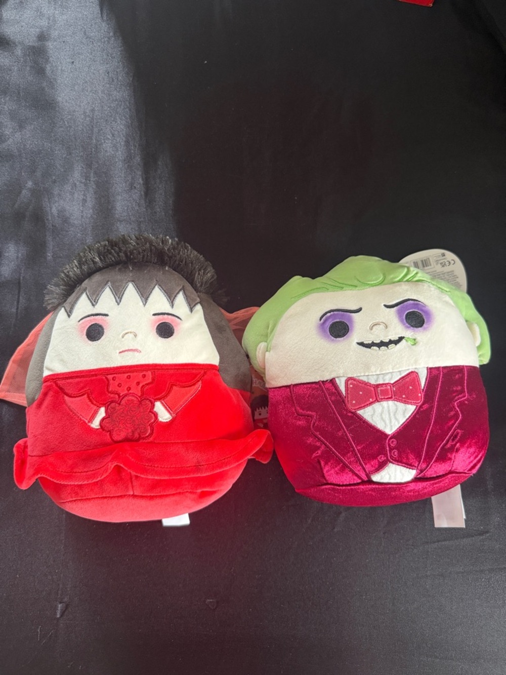 Beetlejuice and Lydia Deetz plushies